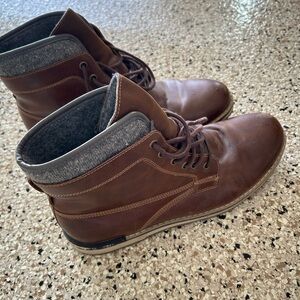 Men's Brown Leather Boots